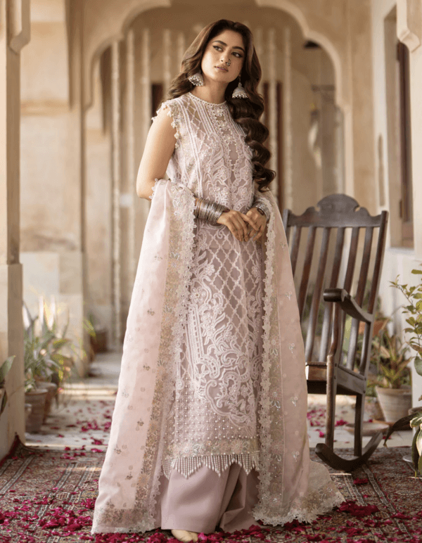 BIN ILYAS--403-B | 3 PC LUXURY LAWN - Image 4