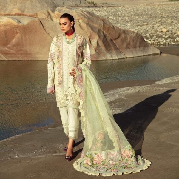 MARYAM HUSSAIN--MINT--LUXURY COLLECTION 2023 - Image 3