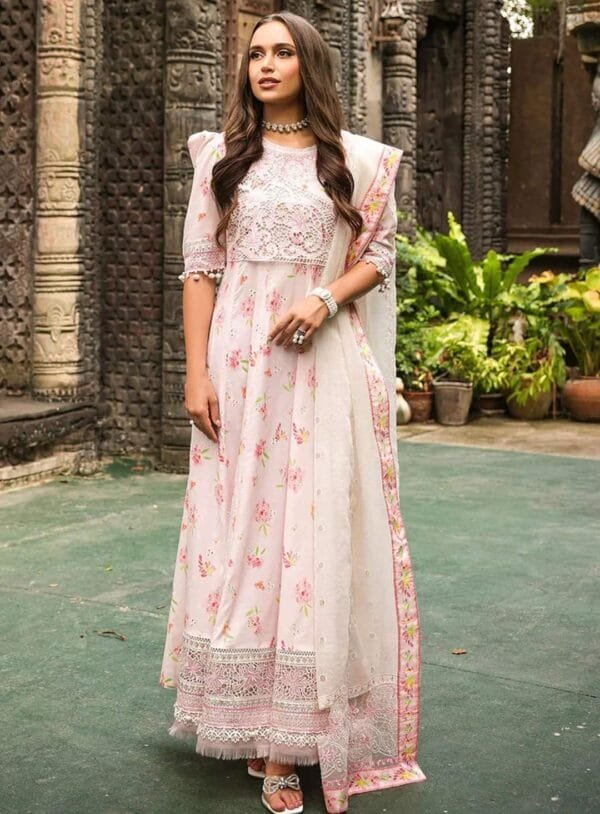 TABEER-- Luxury lawn SS’24 | Sereia - Image 3