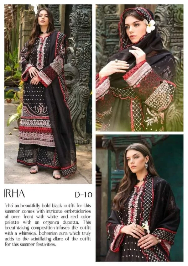 TABEER--LAWN EMBROIDERED-IRHA 2024 - Image 3