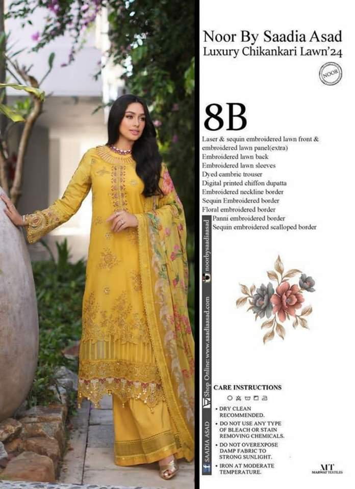 NOOR BY SADIA ASAD–LUXURY CHIKANKARI 2024