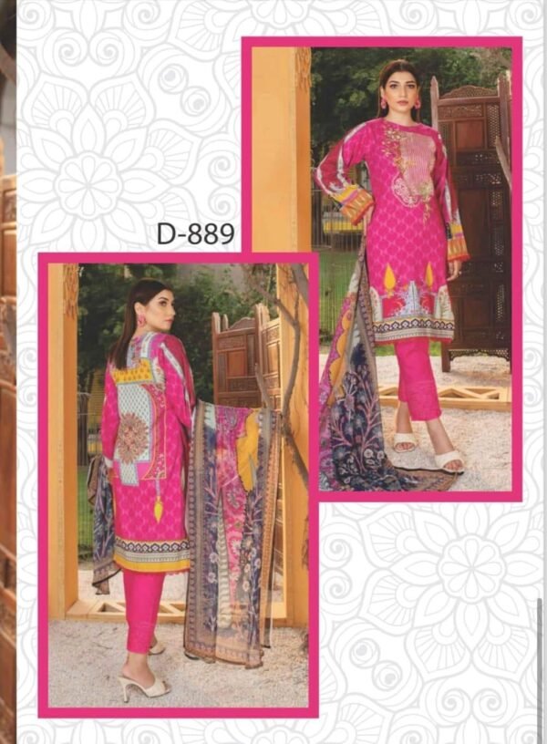 DHANAK LUXURY LINEN–3pc–D-889 - Image 2