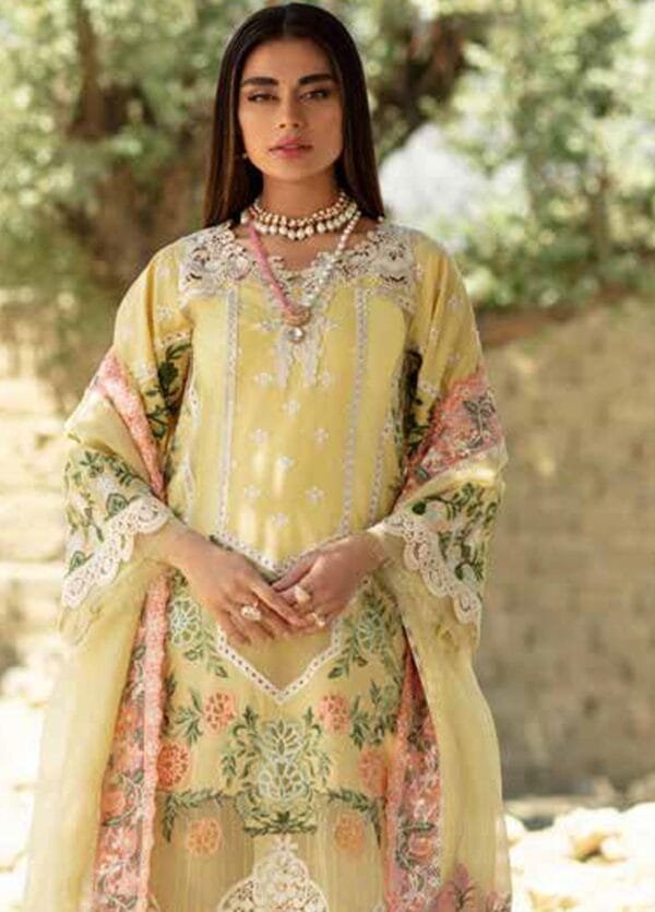 Maryam Hussain --Luxury Lawn Collection 2023 - Image 2